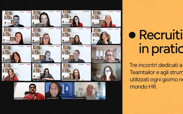 Partecipanti al Master in Human Resources durante la lezione online dedicata a Teamtailor e al recruiting digitale-3.png