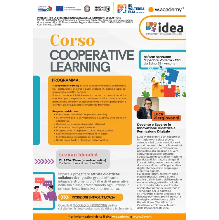 Cooperative Learning locandina