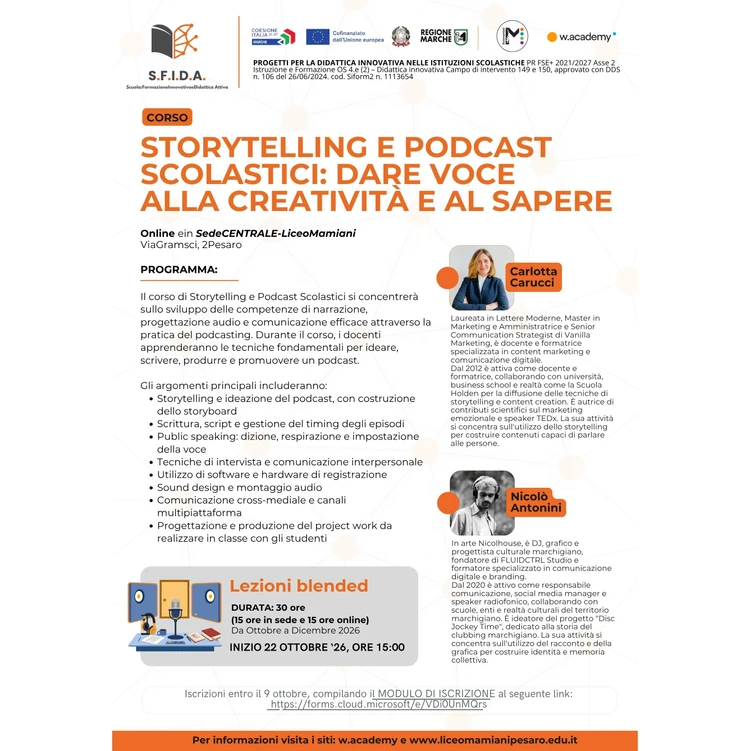 locandine IDEA - corso storytelling